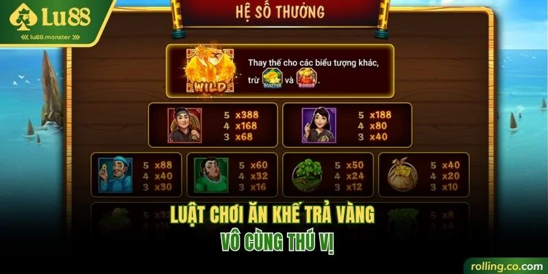 Luật chơi Ăn Khế Trả Vàng vô cùng thú vị